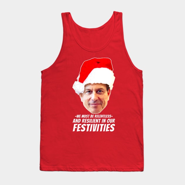 Wolff Holiday Instructions Tank Top by Worldengine